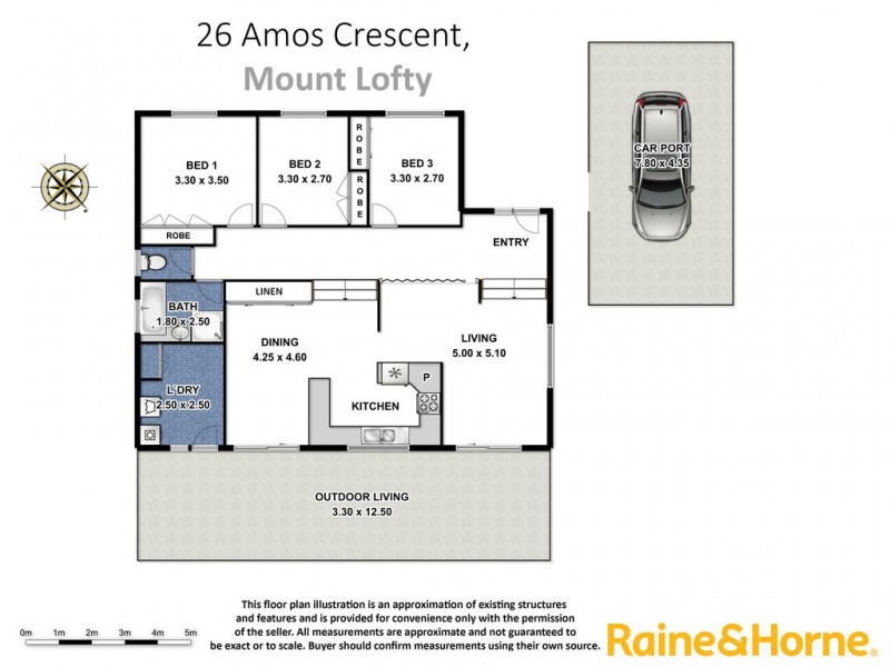 26 Amos Crescent, Mount Lofty QLD 4350 Floorplan