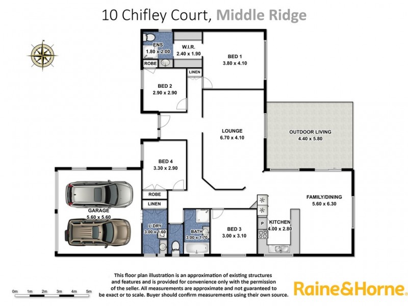 10 Chifley Court, Middle Ridge QLD 4350
