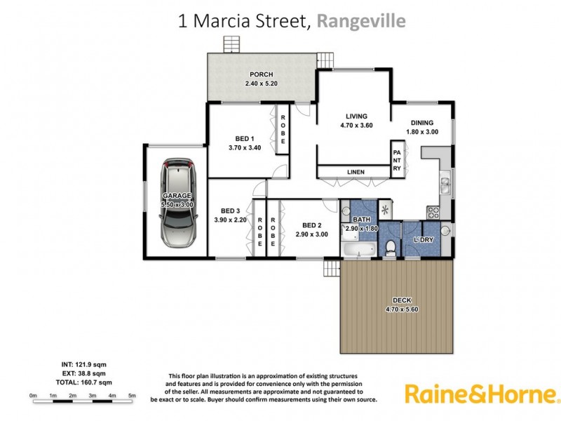 1 Marcia Street, Rangeville QLD 4350 Floorplan