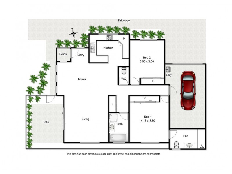 2/34 High Street, Rangeville QLD 4350 Floorplan