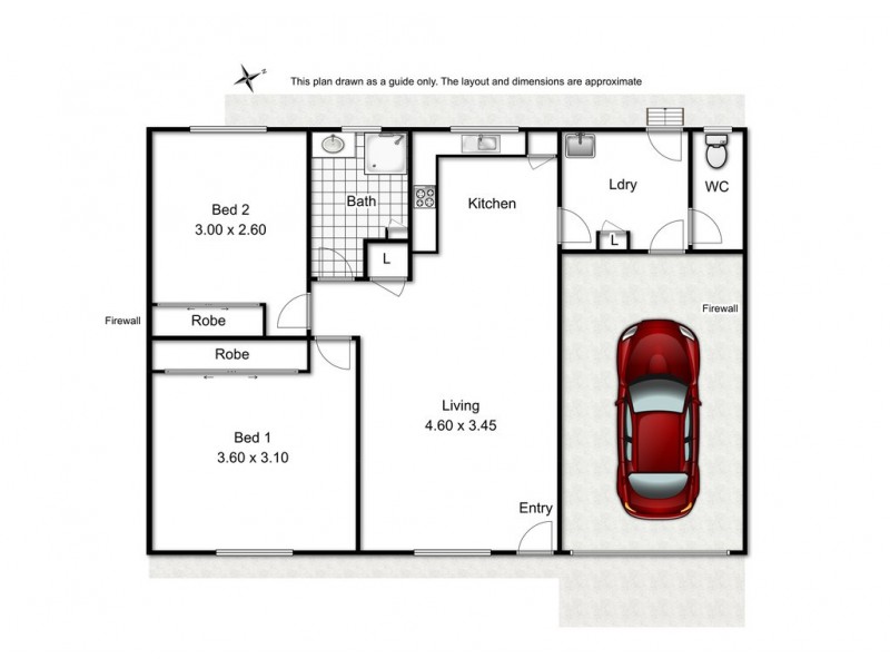 2 / 45 Cleary Street, Centenary Heights QLD 4350 Floorplan