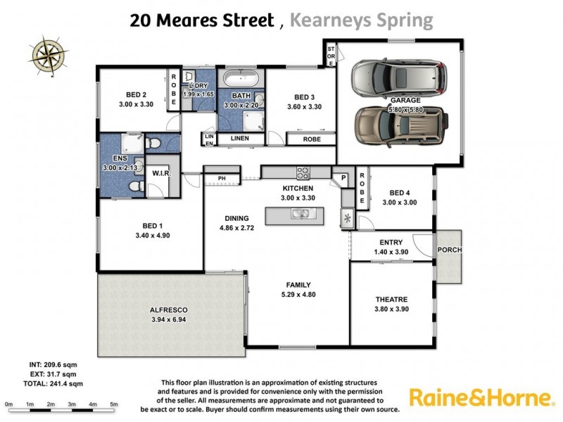 20 Meares Street, Kearneys Spring QLD 4350 Floorplan