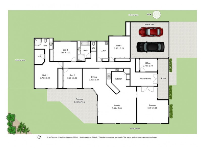 10 McClymont Drive, Rangeville QLD 4350 Floorplan