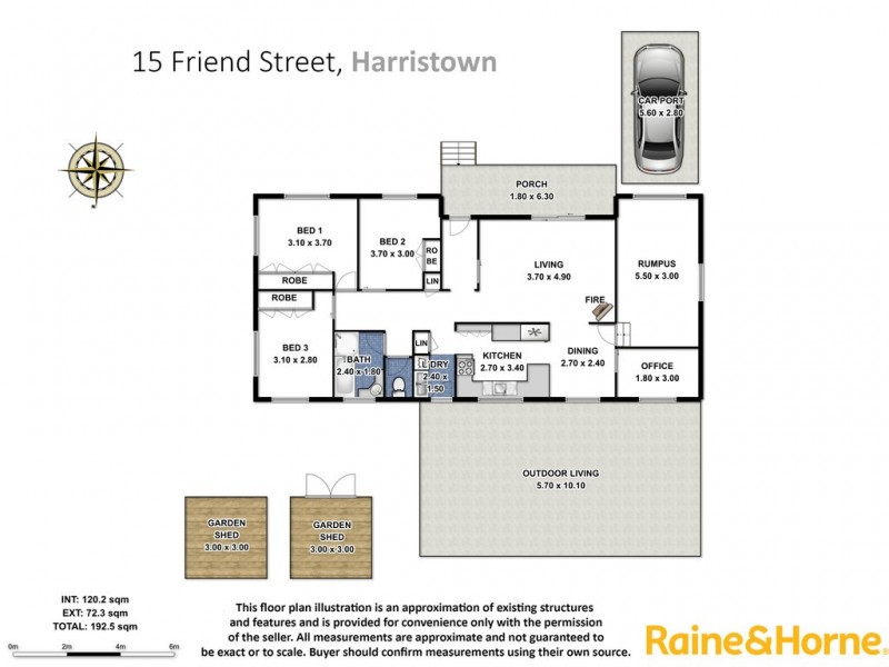 15 Friend Street, Harristown QLD 4350 Floorplan