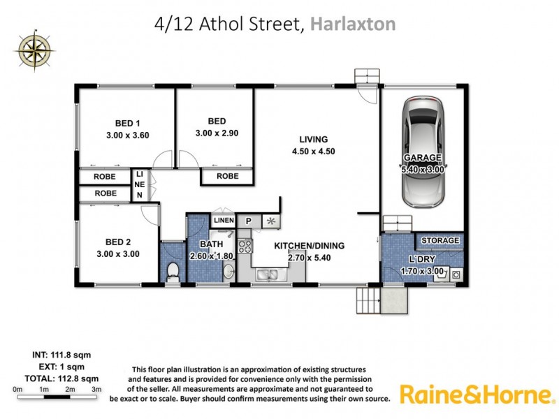 4/12 Athol Street, Harlaxton QLD 4350 Floorplan