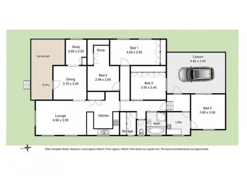 246A Campbell Street, Newtown QLD 4350 Floorplan