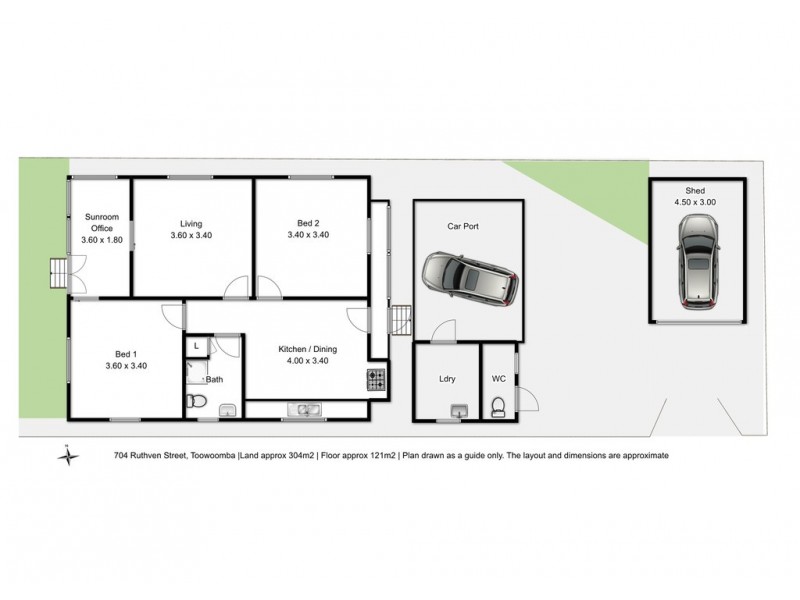 704 Ruthven Street, South Toowoomba QLD 4350 Floorplan