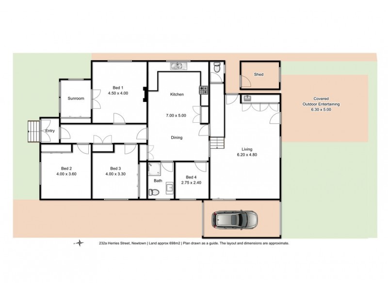 232a Herries Street, Newtown QLD 4350 Floorplan
