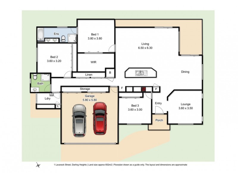 1 Lavarack Street, Darling Heights QLD 4350 Floorplan