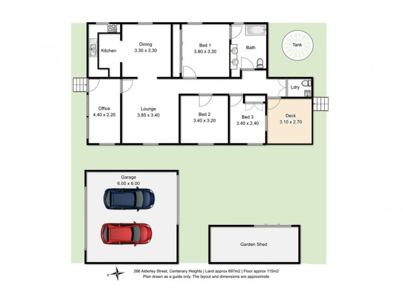 266 Alderley Street, Centenary Heights QLD 4350 Floorplan