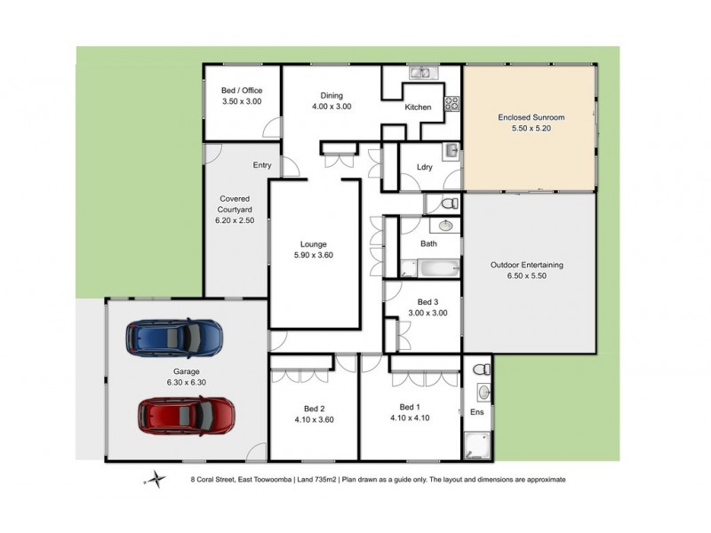 8 Coral Street, East Toowoomba QLD 4350 Floorplan
