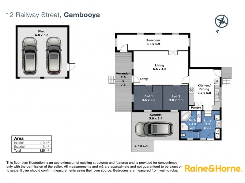 12 Railway Street, Cambooya QLD 4358 Floorplan