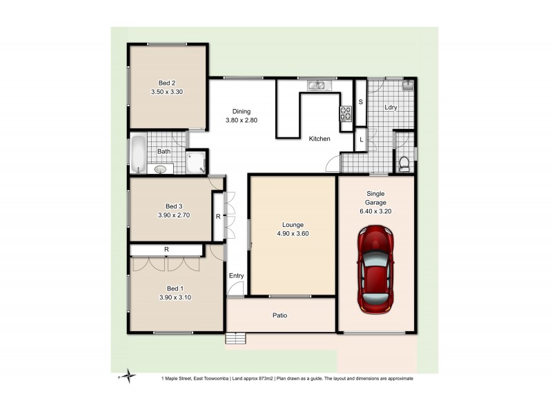 1 Maple Street, East Toowoomba QLD 4350 Floorplan