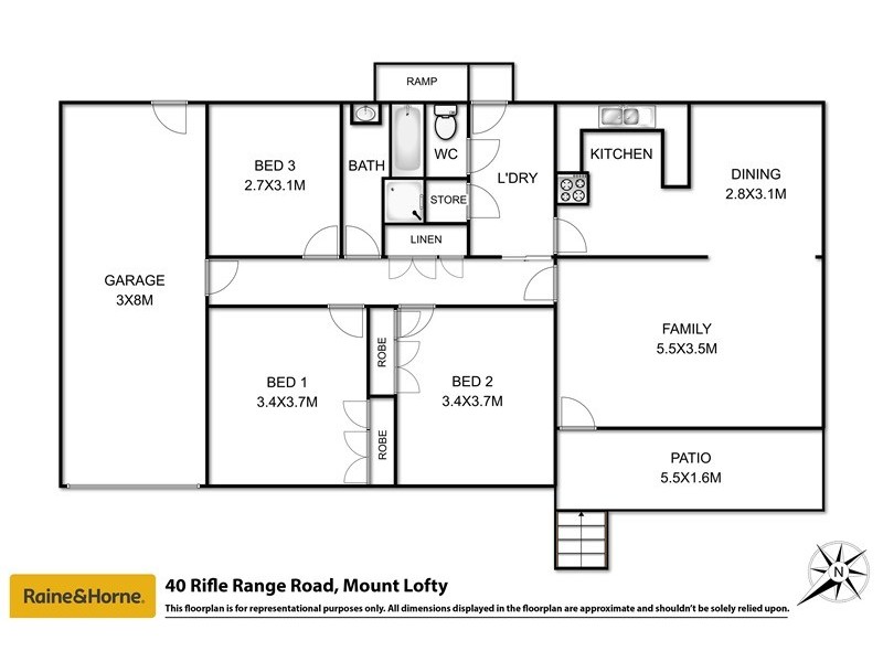 40 Rifle Range Road, Mount Lofty QLD 4350 Floorplan