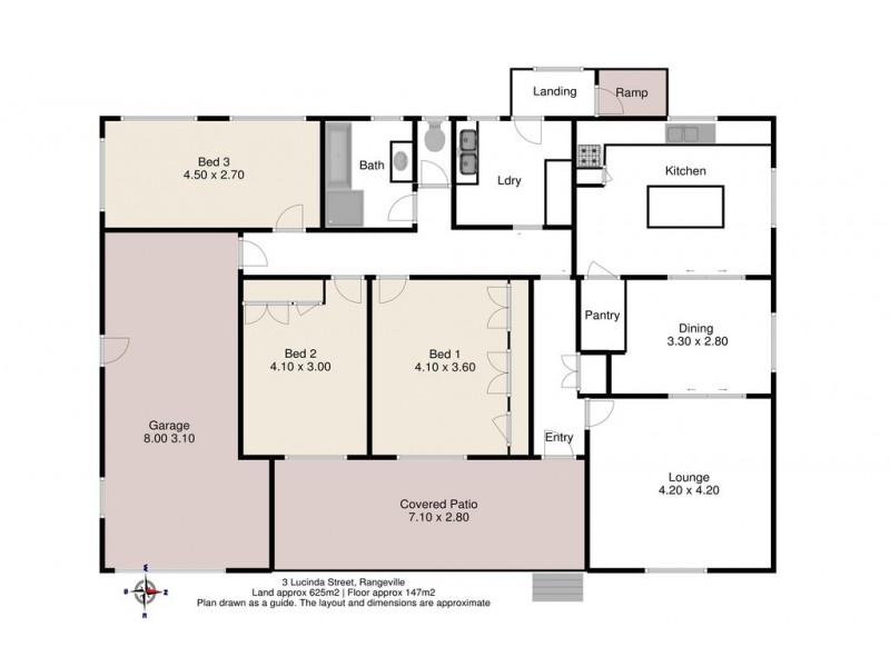 3 Lucinda Street, Rangeville QLD 4350 Floorplan