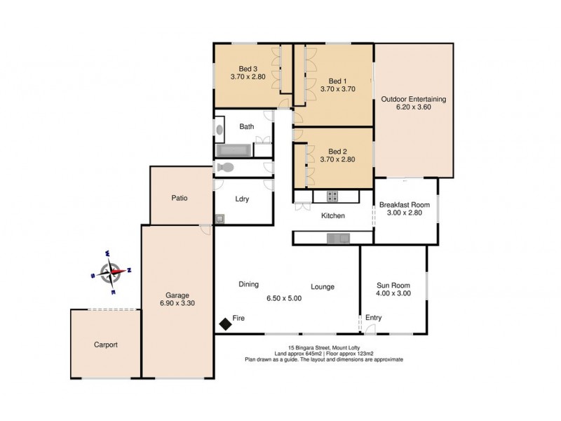 15 Bingara Street, Mount Lofty QLD 4350 Floorplan