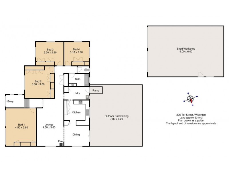 295 Tor Street, Wilsonton QLD 4350 Floorplan