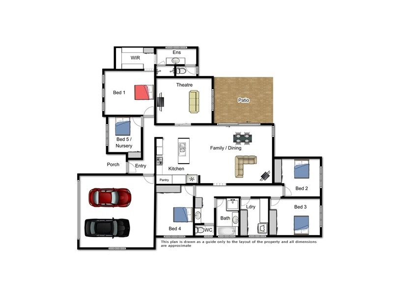 202 Nelson Street, Kearneys Spring QLD 4350 Floorplan