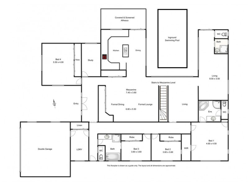 6 Llanwynne Court, Middle Ridge QLD 4350 Floorplan