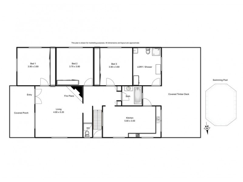 313 Hume Street, South Toowoomba QLD 4350 Floorplan