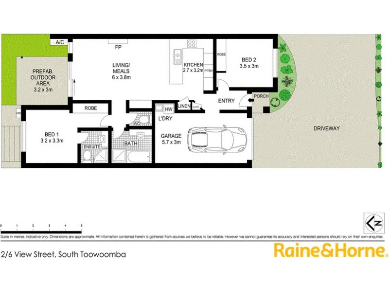 2/6 View Street, South Toowoomba QLD 4350 Floorplan