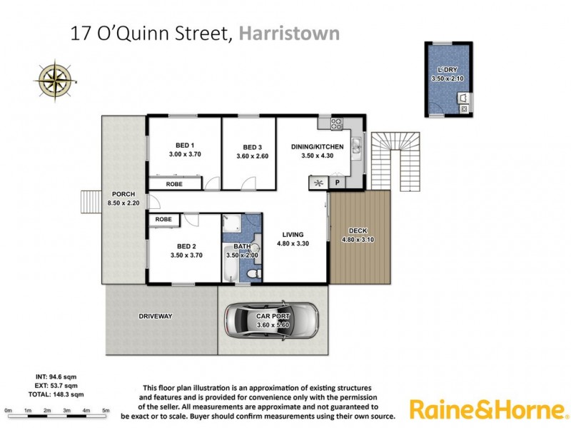 17 O’Quinn Street, Harristown QLD 4350 Floorplan