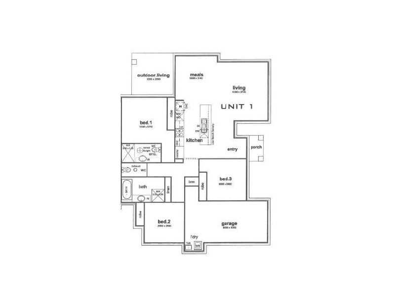 1/17 Sidney Street, North Toowoomba QLD 4350 Floorplan