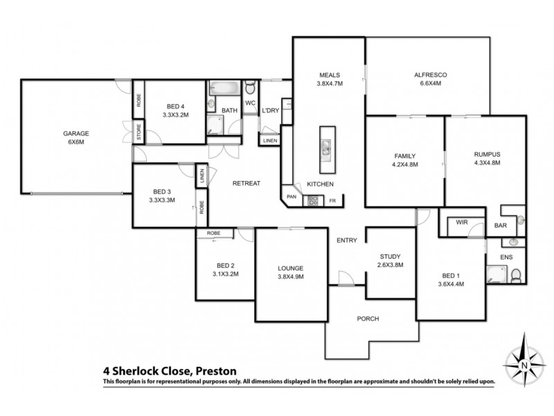 4 Sherlock Close, Preston QLD 4352 Floorplan