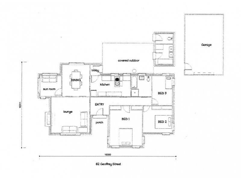 62 Geoffrey Street, Mount Lofty QLD 4350 Floorplan