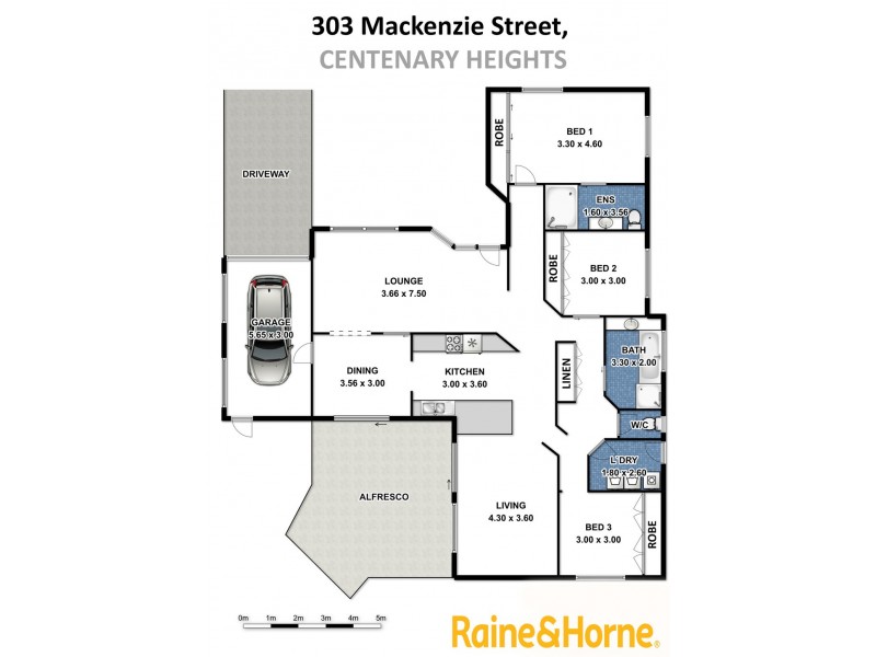 303 Mackenzie Street, Centenary Heights QLD 4350 Floorplan