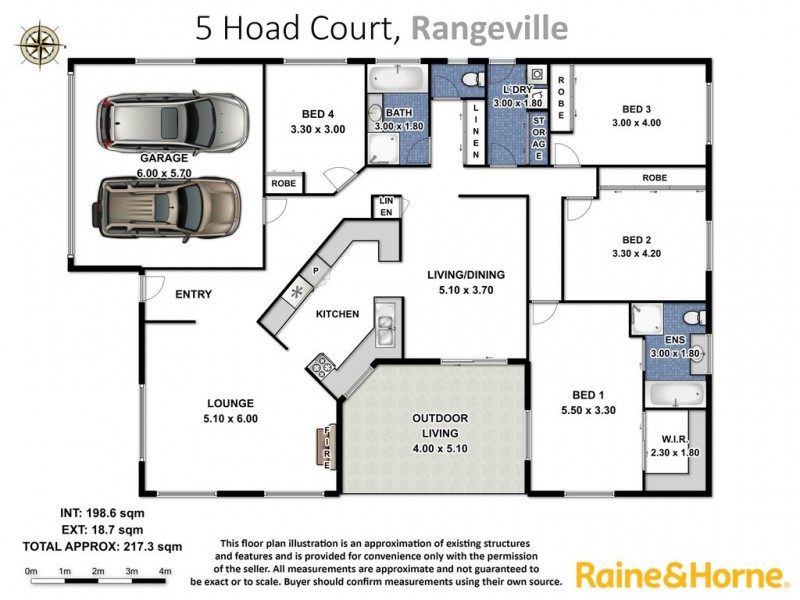 5 Hoad Court, Rangeville QLD 4350 Floorplan