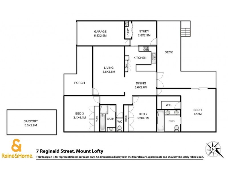 7 Reginald Street, Mount Lofty QLD 4350 Floorplan