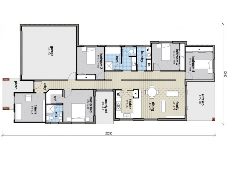 Bellbird Park QLD 4300 Floorplan