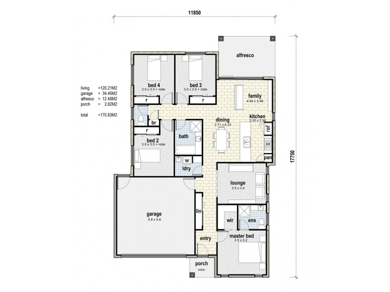 Ningi QLD 4511 Floorplan