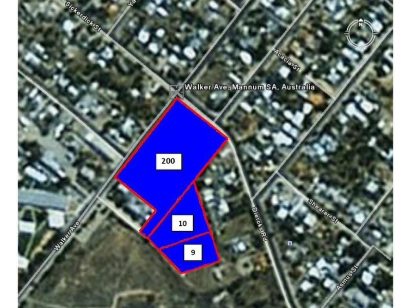 - Walker Ave and Diercks Rd, Mannum SA 5238