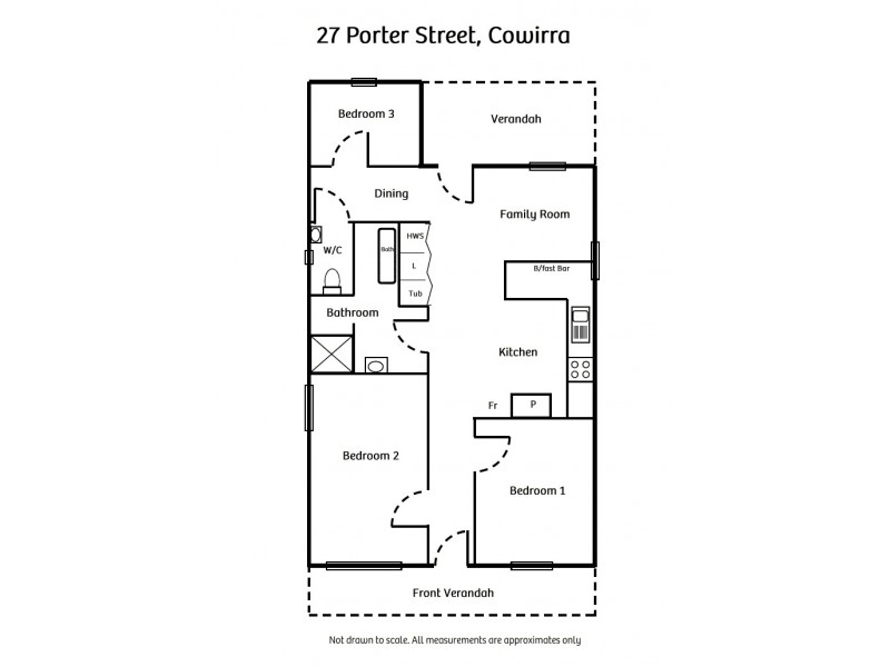 27 Porter Street, COWIRRA via, Mannum SA 5238 Floorplan