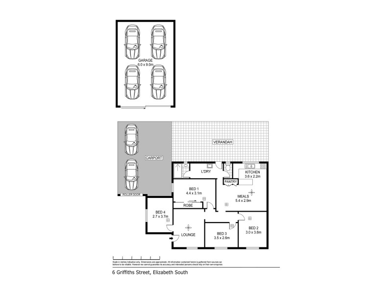 6 Griffiths Street, Elizabeth South SA 5112 Floorplan