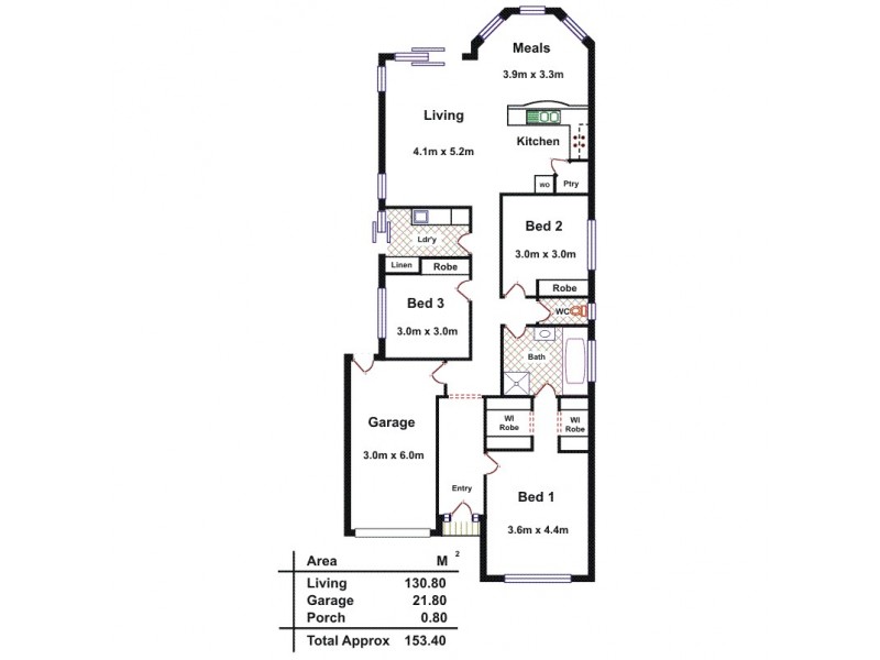 8 Petrel Crescent, Mawson Lakes SA 5095 Floorplan