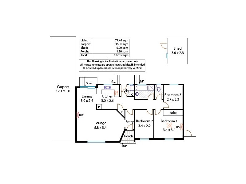 Site 170, 1 Andrews Road, Penfield SA 5121 Floorplan