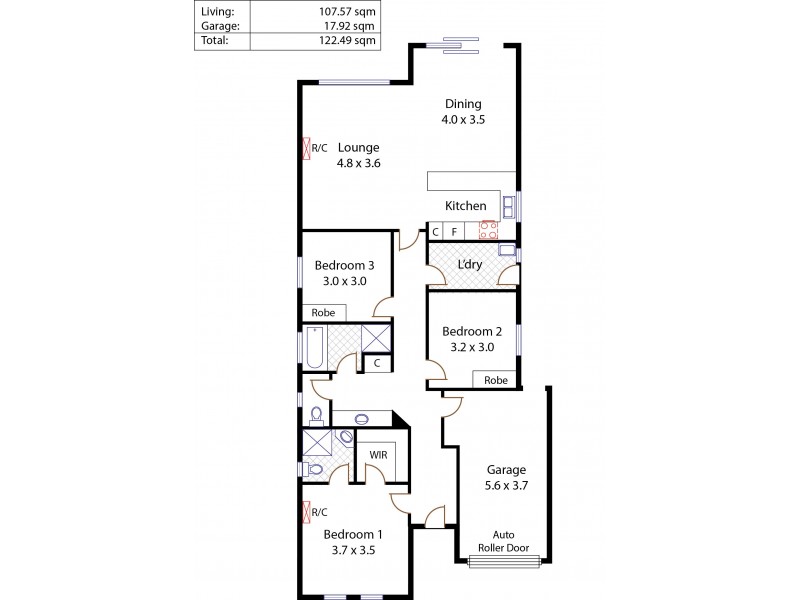 5 Vitorio Road, Munno Para West SA 5115 Floorplan