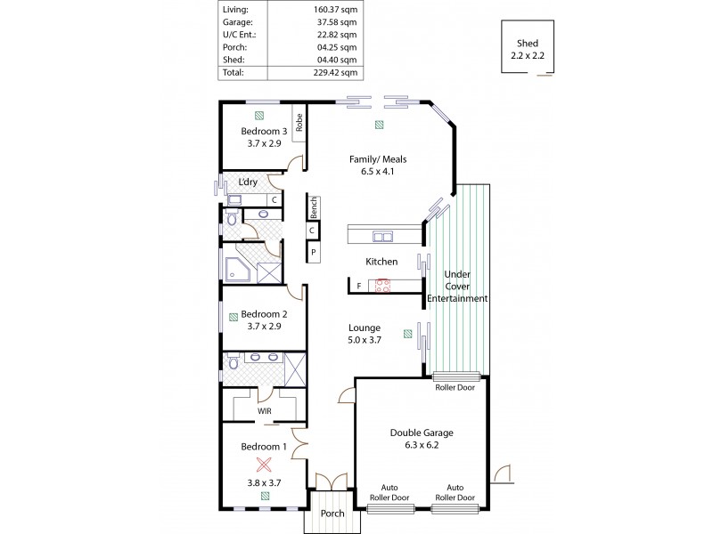 11 Maria Street, Salisbury Downs SA 5108 Floorplan