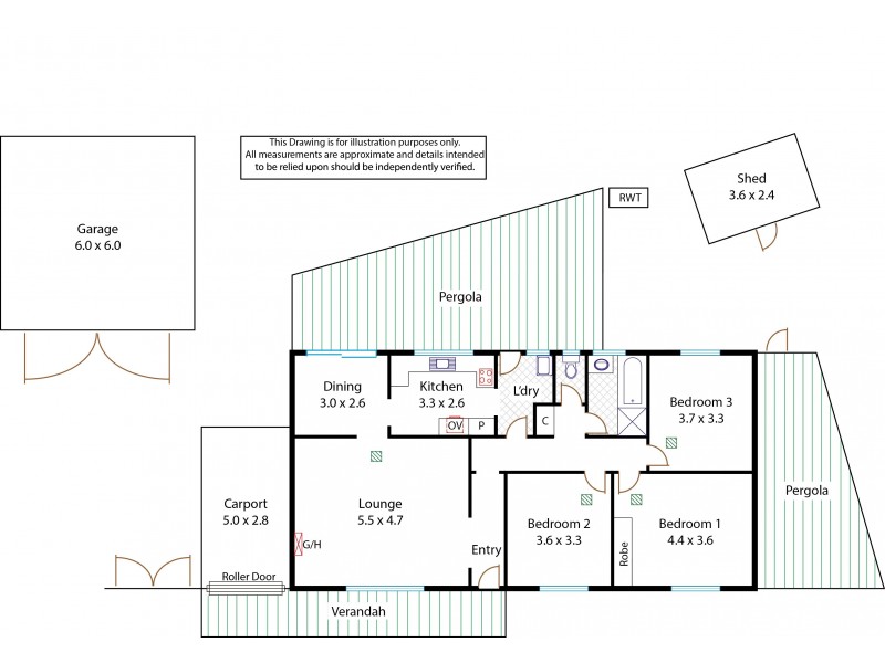 1 Carlingford Drive, Salisbury Park SA 5109 Floorplan