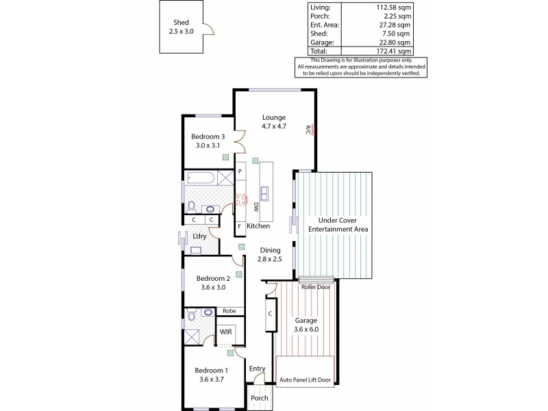 138 Fenden Road, Salisbury Park SA 5109 Floorplan