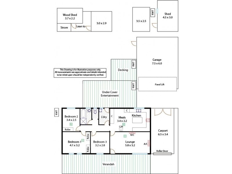 412 Whites Rd, Parafield Gardens SA 5107 Floorplan
