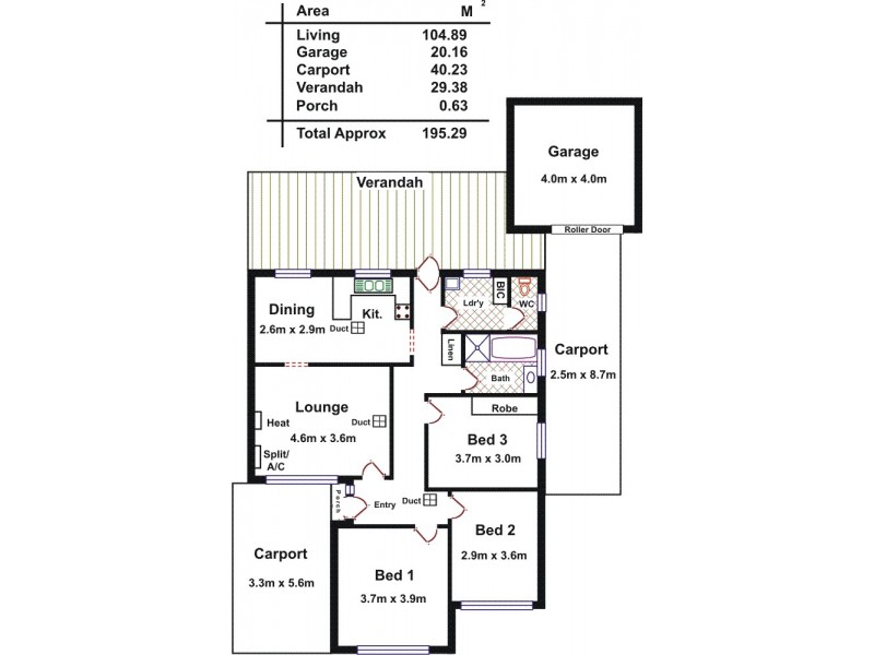 8 Martini Street, Exeter SA 5019 Floorplan