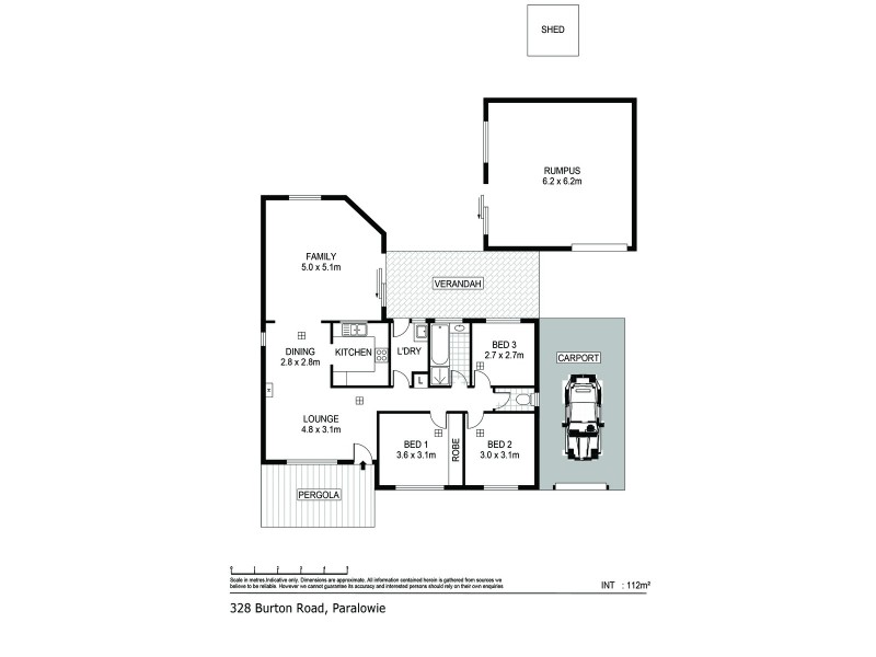 328 Burton Road, Paralowie SA 5108 Floorplan