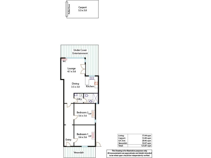 1/39 Green Street, Brompton SA 5007 Floorplan