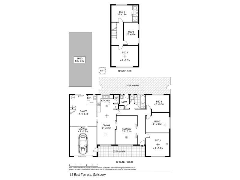 12 East Terrace, Salisbury SA 5108 Floorplan