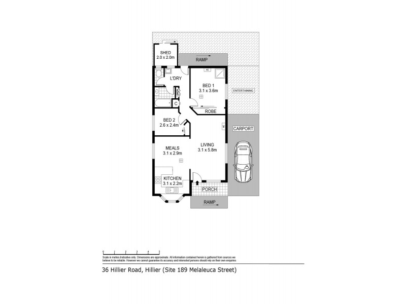 Site 189 Melaleuca Street, Hillier SA 5116 Floorplan