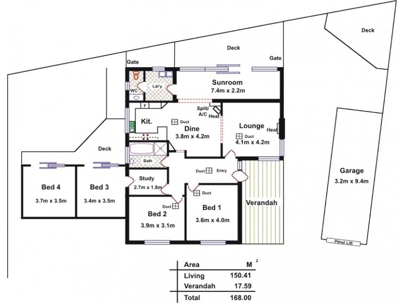 2 Lipman Street, Salisbury SA 5108 Floorplan